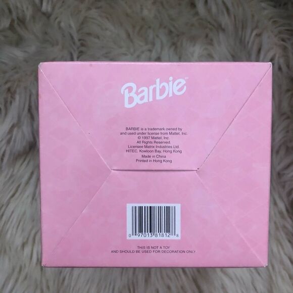 1998 Holiday Barbie 4" Decoupage Ornament - Picture 5 of 7
